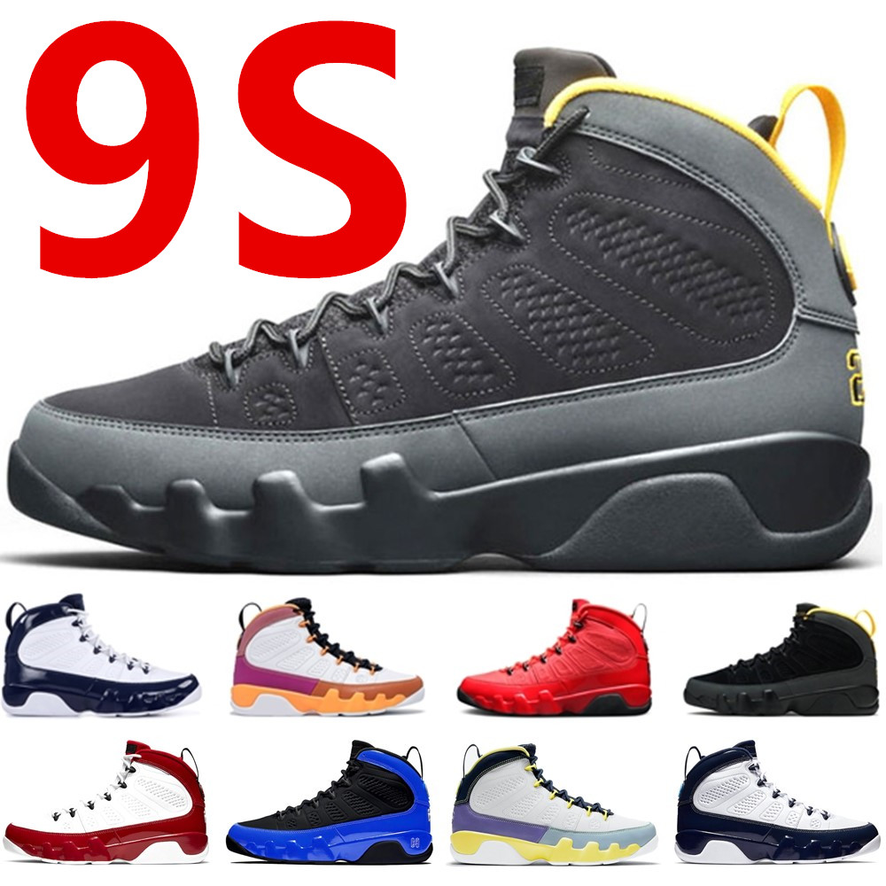 9 9s Basketball Shoes Olive Concord Chile Red Particle Grey Cool Racer Blue University Gold Mens Dark Charcoal Change The World Barons Bred Patent Sneakers With Box, 9s fire red
9 9s Basketball Shoes Olive Concord Chile Red Particle Grey Cool Racer Blue University Gold Mens Dark Charcoal Change The World Barons Bred Patent Sneakers With Box, 9s fire red