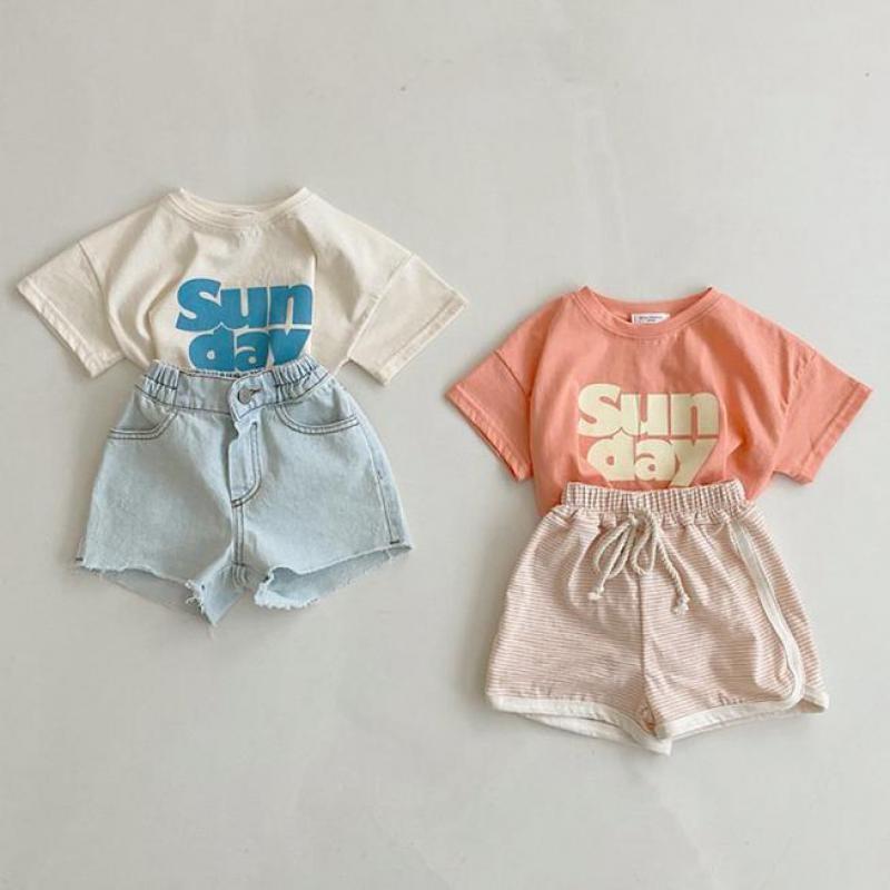 Clothing Sets Summer Baby Girl Clothes Set Cute Letter Print T Shirt Denim Shorts Boys Kids Casual OutfitsClothing, T shirt 2
Clothing Sets Summer Baby Girl Clothes Set Cute Letter Print T Shirt Denim Shorts Boys Kids Casual OutfitsClothing, T shirt 2