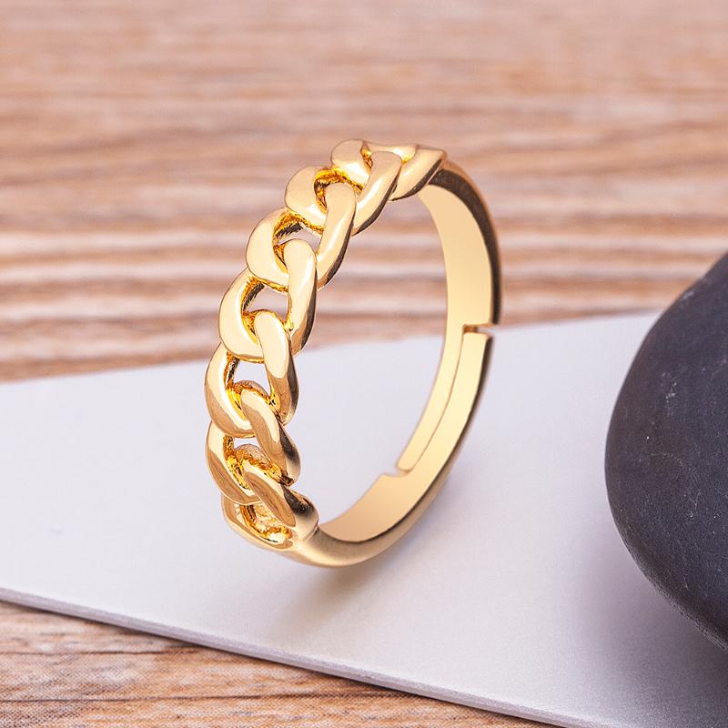 Cluster Rings Original Design Women's Finger Ring Gold Color Link Chain Cuff Adjustable Classic Top Quality Fashion Party Wedding Jewelr
Cluster Rings Original Design Women's Finger Ring Gold Color Link Chain Cuff Adjustable Classic Top Quality Fashion Party Wedding Jewelr