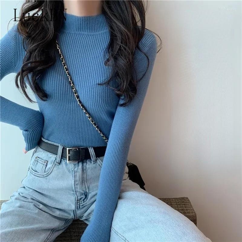 Women' Sweaters Autumn Winter Soft Warm Long Sleeve 2022 Women Sweater Knitted Turtleneck Pullovers Elasticity Multicolor Solid Slim Female, Green
Women' Sweaters Autumn Winter Soft Warm Long Sleeve 2022 Women Sweater Knitted Turtleneck Pullovers Elasticity Multicolor Solid Slim Female, Green