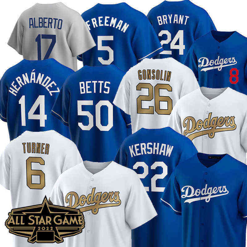 Los 50 Mookie Betts Angeles Baseball Jerseys Dodgers 22 Clayton Kershaw Trea Turner Cody Bellinger Julio Urias 2022 all STAR Jersey Freddie, Men(d qi)
Los 50 Mookie Betts Angeles Baseball Jerseys Dodgers 22 Clayton Kershaw Trea Turner Cody Bellinger Julio Urias 2022 all STAR Jersey Freddie, Men(d qi)
