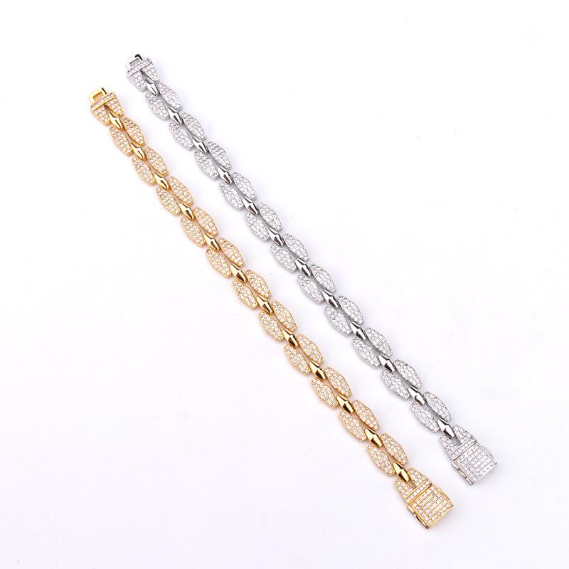 Link Chain Tengci Fashion Classic Hip Hop Series Copper Zircon High Quality Bracelet European African Party Gift L0557Link
Link Chain Tengci Fashion Classic Hip Hop Series Copper Zircon High Quality Bracelet European African Party Gift L0557Link