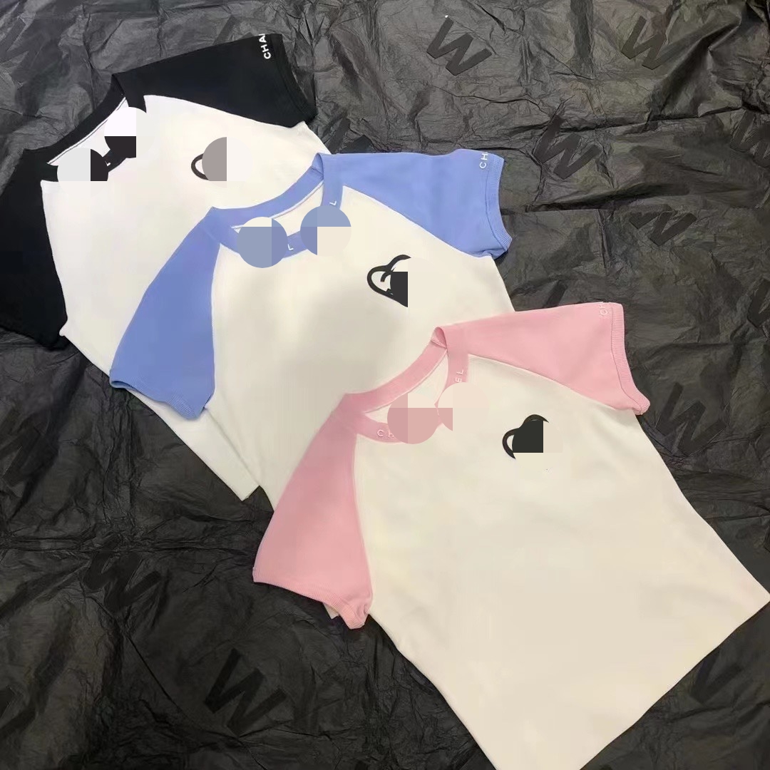 63 L 2022 Runway Summer Brand Same Style Sweater Crew Neck Short Sleeve T Shirt Blue Pink Women' Sweaters meiyi, Black 
63 L 2022 Runway Summer Brand Same Style Sweater Crew Neck Short Sleeve T Shirt Blue Pink Women' Sweaters meiyi, Black