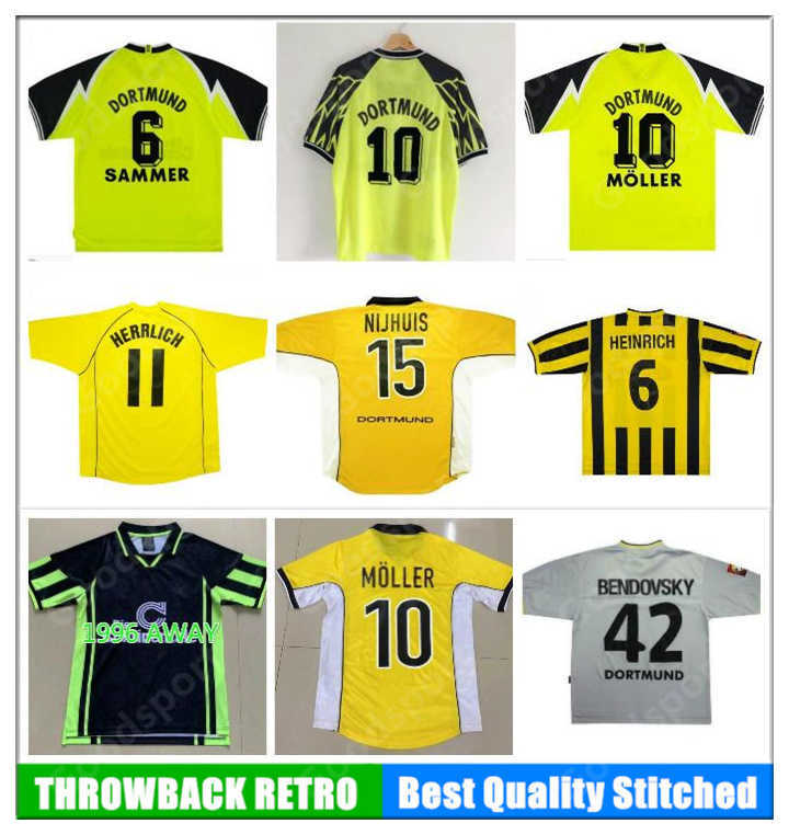 RETRO Borussia Soccer Jersey Lewandowski REUS METZELDER DEDE MOLLER AMOROSO ROSICKY BOBIC Classic adult Football shirt
RETRO Borussia Soccer Jersey Lewandowski REUS METZELDER DEDE MOLLER AMOROSO ROSICKY BOBIC Classic adult Football shirt