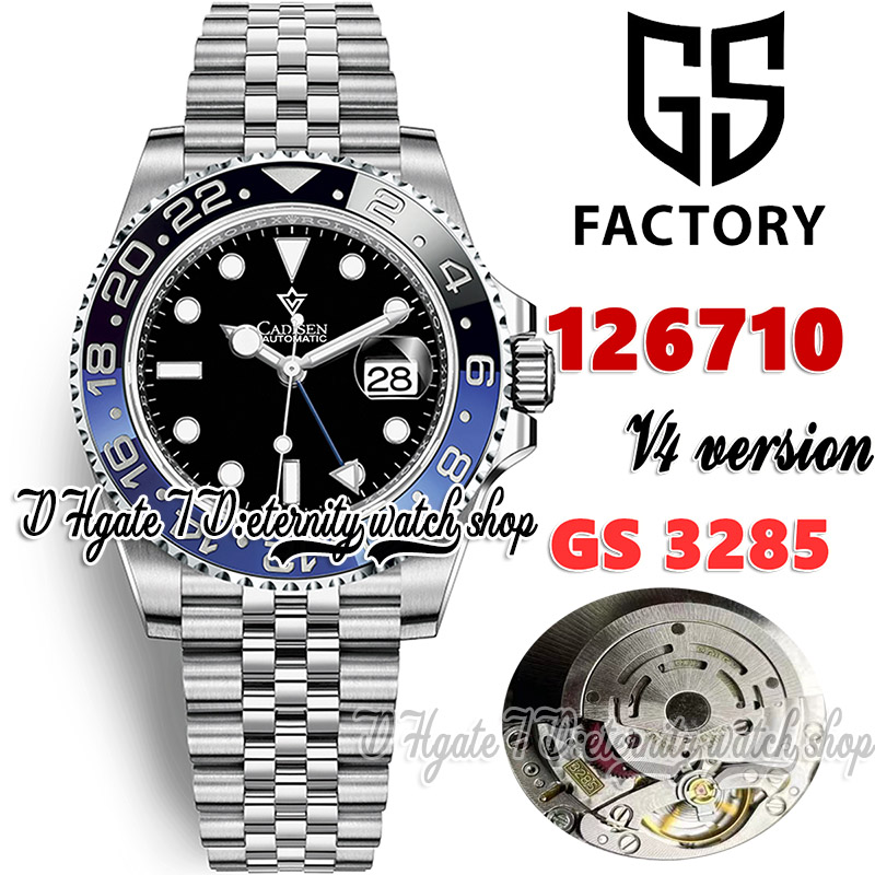GSF V4 GMT gs126710 Cal.3285 gs3285 Automatic Mens Watch Blue and Black Ceramic Bezel SS 904L Stainless Steel Bracelet With Same Serial Warranty Card eternity Watches, Watch waterproof cost
GSF V4 GMT gs126710 Cal.3285 gs3285 Automatic Mens Watch Blue and Black Ceramic Bezel SS 904L Stainless Steel Bracelet With Same Serial Warranty Card eternity Watches, Watch waterproof cost