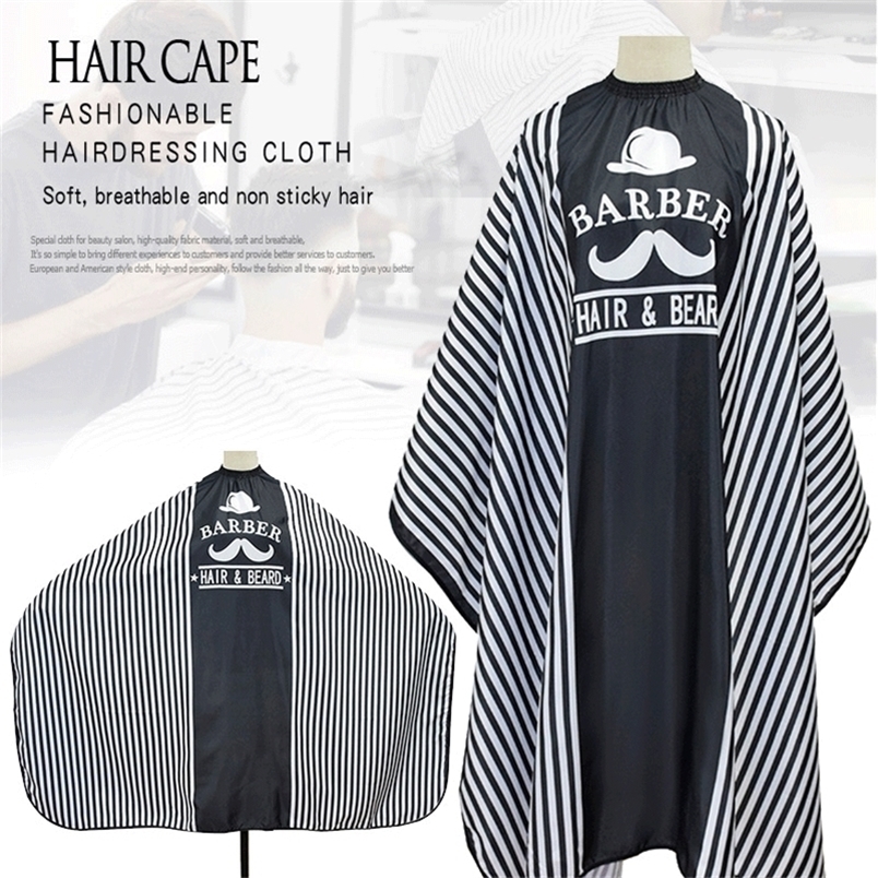 Professional Waterproof Hair Styling Cape Nylon Haircuting Salon Cape Gown Hair Salon Barber cape Cutting Hair Apron 220621