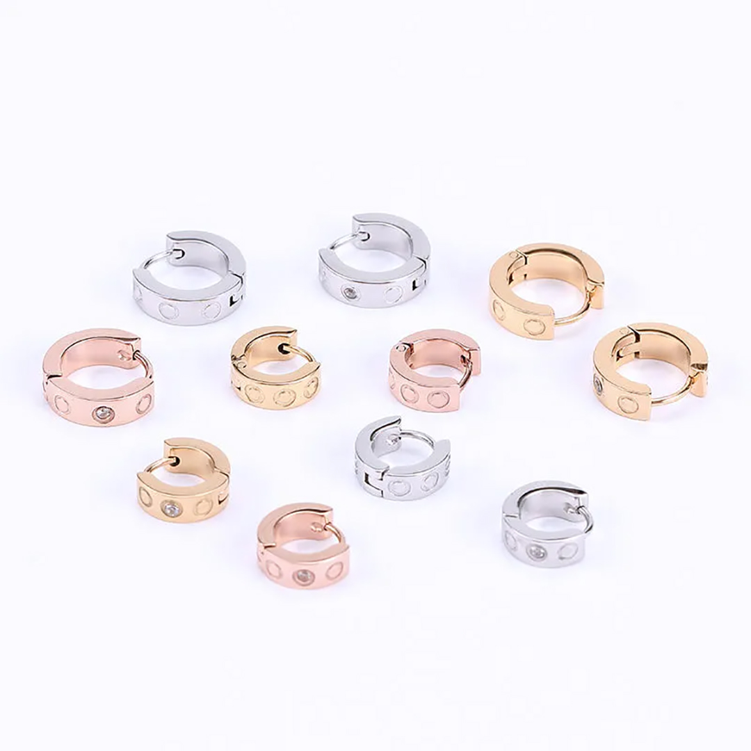 Vintage Gold-tone Screw-on C-shaped Charm Earrings Designers Luxurys Ornament Crystal Stud Earrings Rose Gold Fashion WomenJewelrys Never Allergic nice
Vintage Gold-tone Screw-on C-shaped Charm Earrings Designers Luxurys Ornament Crystal Stud Earrings Rose Gold Fashion WomenJewelrys Never Allergic nice