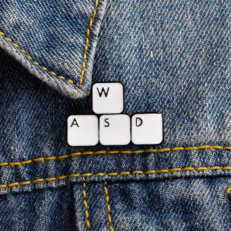 Computer Keyboard Key Shaped Brooch Unisex Cartoon Cowboy Jacket Lapel Pins Geometric Alloy Backpack Sweater Enamel Corsage Badges Accessories
Computer Keyboard Key Shaped Brooch Unisex Cartoon Cowboy Jacket Lapel Pins Geometric Alloy Backpack Sweater Enamel Corsage Badges Accessories