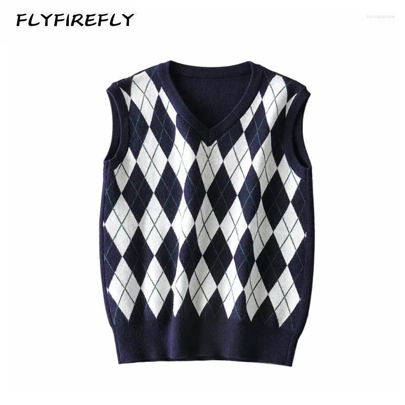 Women Sweater Sleeveless Vintage Knitted Sweaters Korean Fashion V-neck Plaid Tops Elegant Pullovers Blue 2022 Fall Women' Vests Luci22, Navy blue sweater
Women Sweater Sleeveless Vintage Knitted Sweaters Korean Fashion V-neck Plaid Tops Elegant Pullovers Blue 2022 Fall Women' Vests Luci22, Navy blue sweater