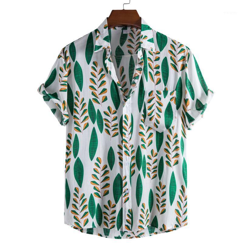 Leaf Print Shirts Men Short Sleeve Casual Mens Aloha Shirt Beach Holiday Hawaiian Camisas Summer Oversized Chemise Homme Men's, Green
Leaf Print Shirts Men Short Sleeve Casual Mens Aloha Shirt Beach Holiday Hawaiian Camisas Summer Oversized Chemise Homme Men's, Green