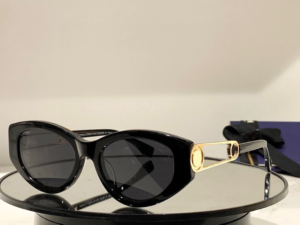 Sunglasses For Men Women Summer FOL 033V Joint Style Glasses Anti-Ultraviolet Retro Plate Plank Full Frame Random Box