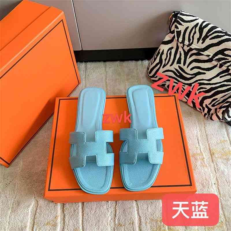 h Slippers 2022 Designer Herme Sandals Women Organ Flop Letter Classic Leater Outer Beac Flat Casual Soes 7p83 6l14, Sapphire blue
h Slippers 2022 Designer Herme Sandals Women Organ Flop Letter Classic Leater Outer Beac Flat Casual Soes 7p83 6l14, Sapphire blue