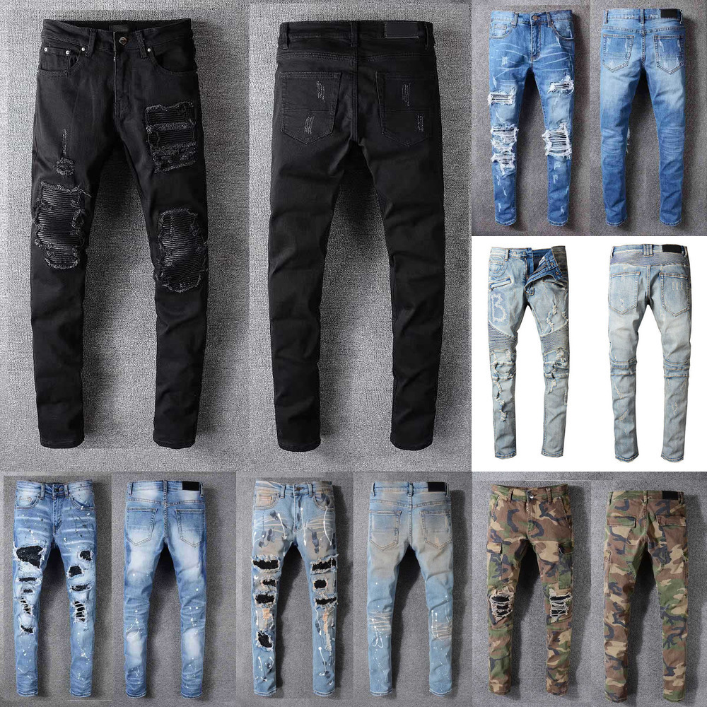 Designers Luxurys Jeans Distressed France Fashion Pierre Straight Men's Biker Hole Stretch Denim Casual Jean Men Skinny Pants Elasticitycowboy, 19
Designers Luxurys Jeans Distressed France Fashion Pierre Straight Men's Biker Hole Stretch Denim Casual Jean Men Skinny Pants Elasticitycowboy, 19