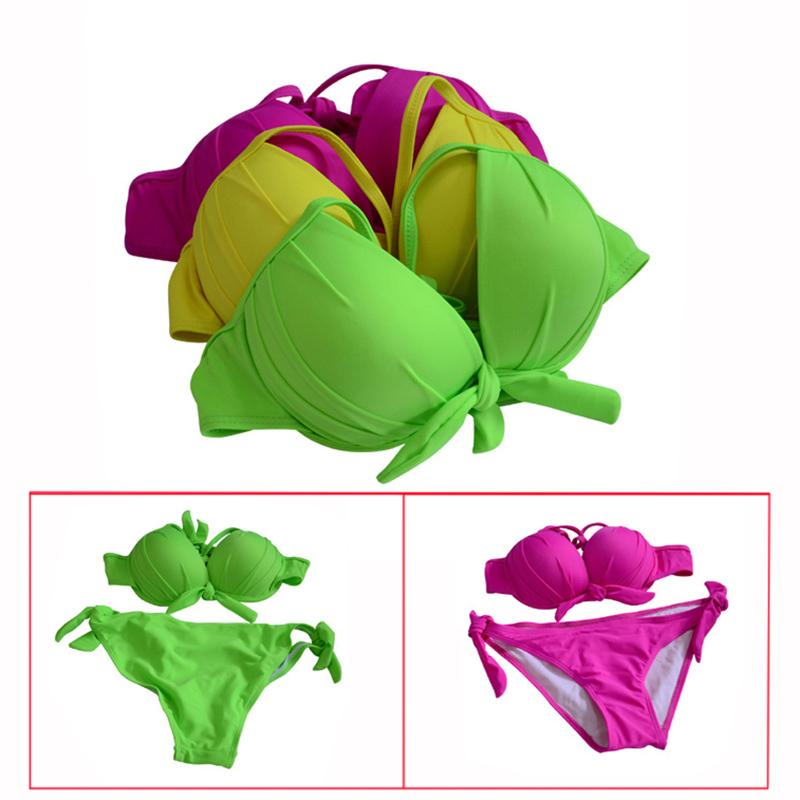Women' Swimwear SW-02W PUSH UP Ladies Padded Bra Bathing Bikini Swimsuit Set Tankini For Women Beachwear Bathers, Green
Women' Swimwear SW-02W PUSH UP Ladies Padded Bra Bathing Bikini Swimsuit Set Tankini For Women Beachwear Bathers, Green