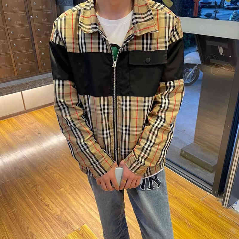 Men jacket Burberys Spirit guy plaid coat summer coat ruffian handsome ins net red same jacket two sets single, A coat
Men jacket Burberys Spirit guy plaid coat summer coat ruffian handsome ins net red same jacket two sets single, A coat