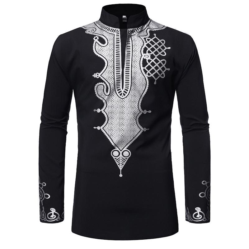 Ethnic Clothing Mens African Dashiki Dress Shirts Nice Brand Print Shirt Men Hip Hop Streetwear Casual Clothes Chemise Homme
Ethnic Clothing Mens African Dashiki Dress Shirts Nice Brand Print Shirt Men Hip Hop Streetwear Casual Clothes Chemise Homme
