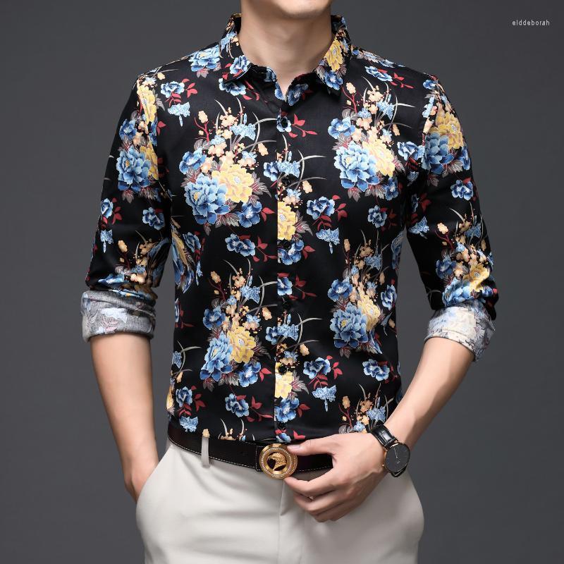 Men's Casual Shirts High Quality Yellow Blue Flower Shirt Men Slim Fit 2022 Autumn Long Sleeve Top Camisa Hombre Chemise Floral MenMen's Eld, Black
Men's Casual Shirts High Quality Yellow Blue Flower Shirt Men Slim Fit 2022 Autumn Long Sleeve Top Camisa Hombre Chemise Floral MenMen's Eld, Black