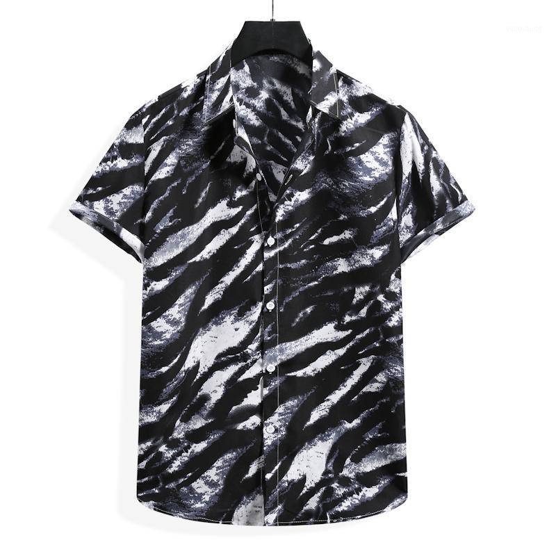 Men' Casual Shirts Summer Short Sleeve Shirt Korean Fashion Loose Hawaiian Ruffian Handsome Seaside Flower, As pic
Men' Casual Shirts Summer Short Sleeve Shirt Korean Fashion Loose Hawaiian Ruffian Handsome Seaside Flower, As pic