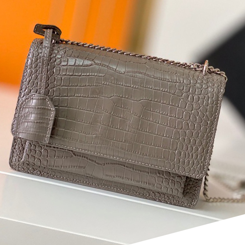Luxury Designer Women shoulder bags chain crossbody fashion handbags female purse bag Crocodile pattern Newest Cahier Series Crocodile-print leather tote bag, Contact me
Luxury Designer Women shoulder bags chain crossbody fashion handbags female purse bag Crocodile pattern Newest Cahier Series Crocodile-print leather tote bag, Contact me