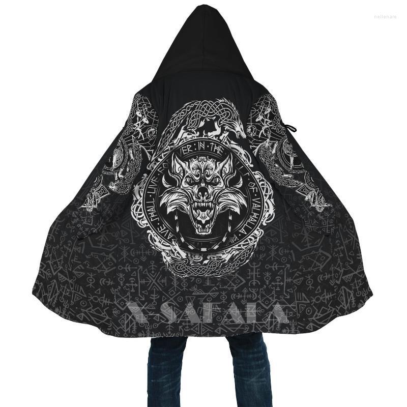 Men' Wool & Blends Viking Style Fenrir And Skoll Hati 3D Printed Duffle Coat Overcoat Thick Warm Hooded Cloak For MenTopcoat Windproof Nell, D600
Men' Wool & Blends Viking Style Fenrir And Skoll Hati 3D Printed Duffle Coat Overcoat Thick Warm Hooded Cloak For MenTopcoat Windproof Nell, D600