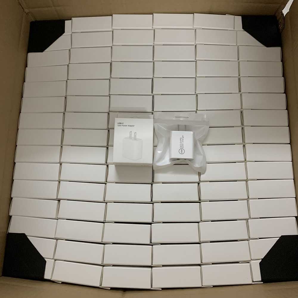 18W Fast USB Charger Quick Charge Type C PD Fast Charging For iPhone EU US Plug USB Charger With QC 40 30 Phone Charger with box94