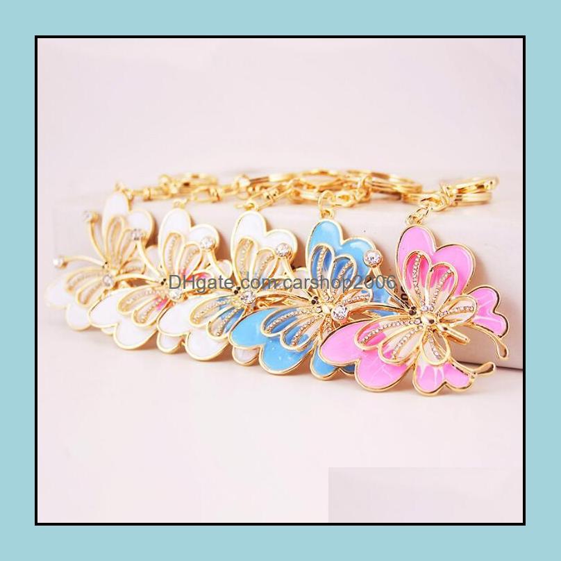 Keychains Fashion Accessories Bling Crystal Butterfly Pendant Keychain Insects Key Chain Metal Ring Gift 4 Colors Drop Delivery 2021 Obm8E
Keychains Fashion Accessories Bling Crystal Butterfly Pendant Keychain Insects Key Chain Metal Ring Gift 4 Colors Drop Delivery 2021 Obm8E