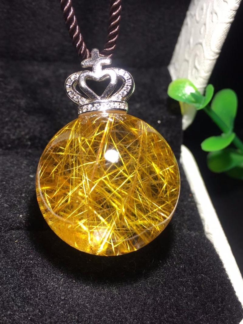 Pendant Necklaces Natural Gold Rutilated Quartz Crystal Titanium Sphere Ball 24mm Women Man Necklace Jewelry CertificatePendant NecklacesPen
Pendant Necklaces Natural Gold Rutilated Quartz Crystal Titanium Sphere Ball 24mm Women Man Necklace Jewelry CertificatePendant NecklacesPen