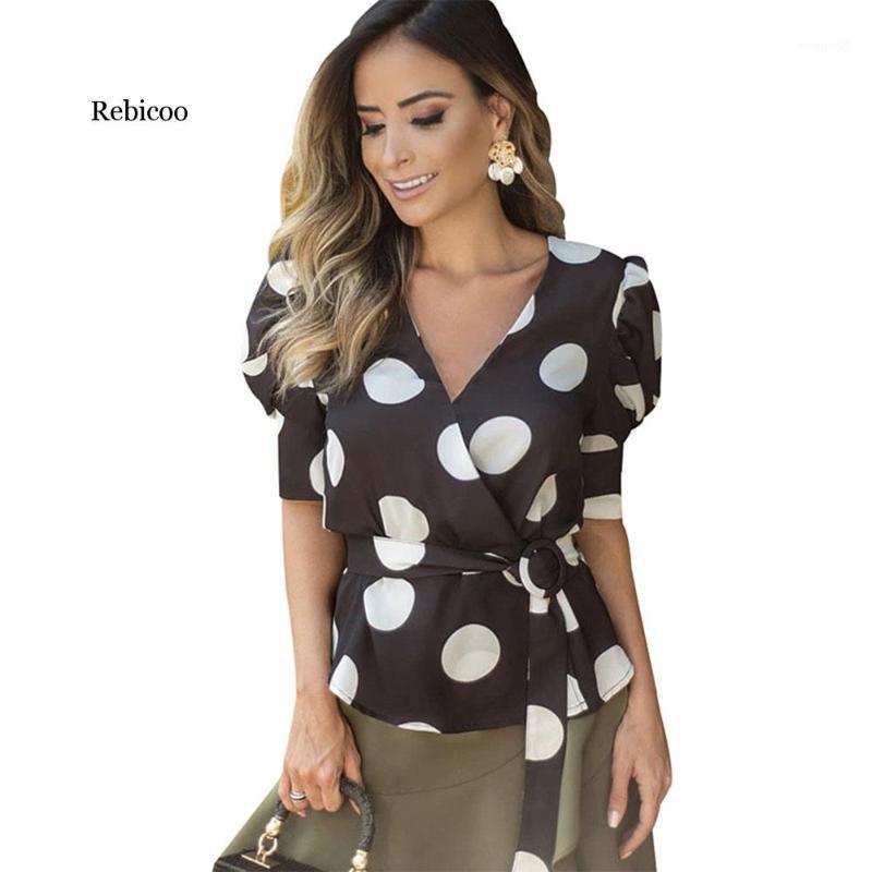 Women' Puff Sleeve Polka Dots Vintage Blouse Sweet V-Neck Lace Up Office Lady Slim Women Shirt Top Beachwear Blouses & Shirts, Black
Women' Puff Sleeve Polka Dots Vintage Blouse Sweet V-Neck Lace Up Office Lady Slim Women Shirt Top Beachwear Blouses & Shirts, Black