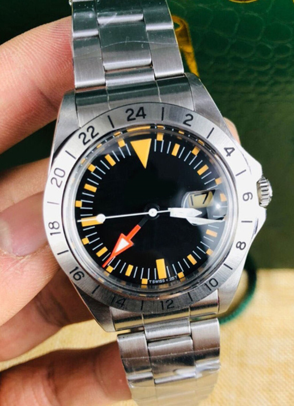 BK Factory Designer Watch Luxury Quality Vintage Edition R-GMT Ref.1972 1655 model II stainless steel automatic Mechanics watch with 24 hours and date display, Thimble
BK Factory Designer Watch Luxury Quality Vintage Edition R-GMT Ref.1972 1655 model II stainless steel automatic Mechanics watch with 24 hours and date display, Thimble