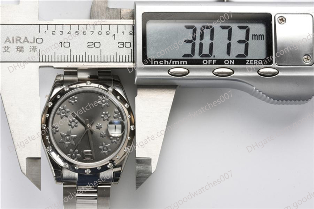 High Quality Asian Watch 2813 Sport Automatic Ladies Watch Datejust 31mm Diamond Rhodium Flower Oyster Watchs m178344-0003 Grey Dial Luxury Stainless Steel Watches, Gray1
High Quality Asian Watch 2813 Sport Automatic Ladies Watch Datejust 31mm Diamond Rhodium Flower Oyster Watchs m178344-0003 Grey Dial Luxury Stainless Steel Watches, Gray1