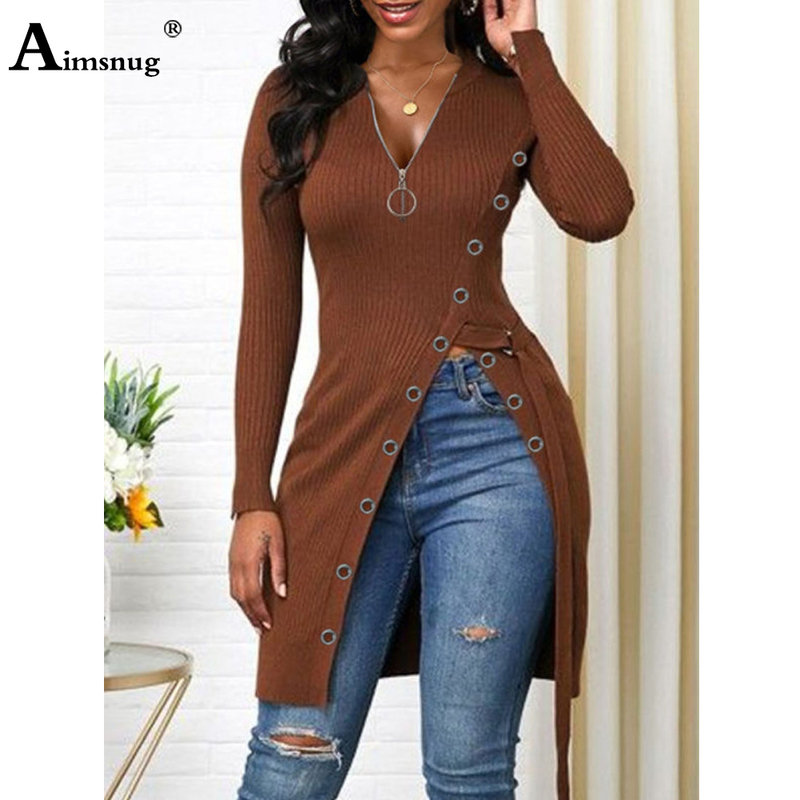 Spring Irregular Spliced Buttons T shirt Female Tops Oversized 3xl Women Fashion Zipper Pullovers Long Shirts Clothing 220728