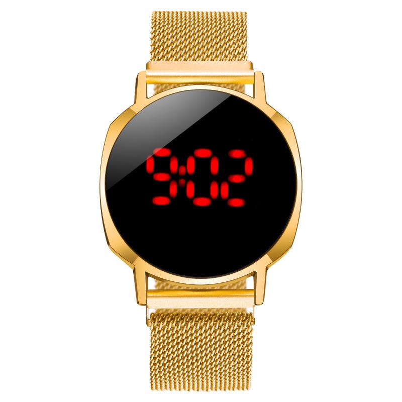 Wristwatches Fashion Round Quartz Touch Screen Dial Casual Wrist Watches Leather Strap Fashionable Clock Waterproof Wristwatch For Men, White
Wristwatches Fashion Round Quartz Touch Screen Dial Casual Wrist Watches Leather Strap Fashionable Clock Waterproof Wristwatch For Men, White