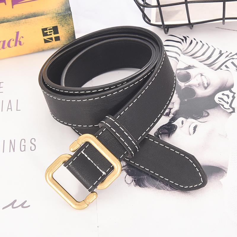 Belts 2022 Arrival Beautiful Square Buckle Fashion Belt Women PU Leather No-Design Trendy Luxury Straps Jeans, Black
Belts 2022 Arrival Beautiful Square Buckle Fashion Belt Women PU Leather No-Design Trendy Luxury Straps Jeans, Black