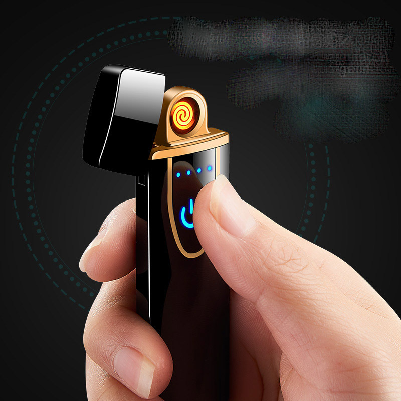 2022 Novelty Pipes Electric Touch Sensor Cool Lighter Fingerprint Sensor USB Rechargeable Portable Windproof lighters Smoking Accessories 10 Styles
2022 Novelty Pipes Electric Touch Sensor Cool Lighter Fingerprint Sensor USB Rechargeable Portable Windproof lighters Smoking Accessories 10 Styles