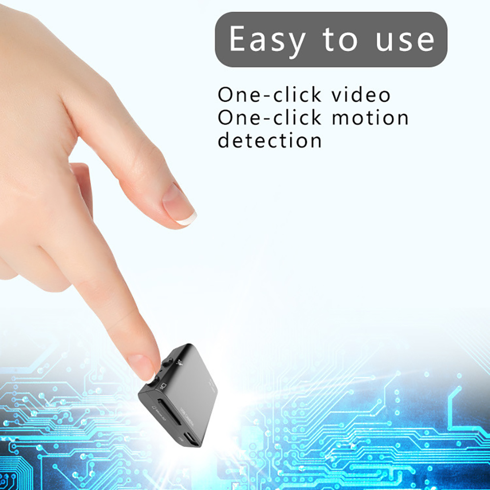 Mini Spy HD Camera Hidden Security Camcorder 1080P Night Vision DV DVR IR-CUT Camcorders, Black
Mini Spy HD Camera Hidden Security Camcorder 1080P Night Vision DV DVR IR-CUT Camcorders, Black