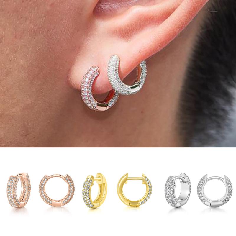 Hoop & Huggie Rapper's HipHop Earring For Men Hippie Iced Out Zircon Ear Accessories On Personality Fashion Jewelry Wholesale OHE033Hoop
Hoop & Huggie Rapper's HipHop Earring For Men Hippie Iced Out Zircon Ear Accessories On Personality Fashion Jewelry Wholesale OHE033Hoop