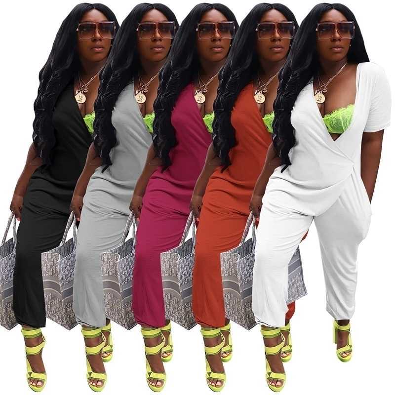 2022 Autumn Women Jumpsuits Bodysuits Playsuits Designer Short Sleeve Solid Color Pants Deep V Open Neck Irregular Loose Rompers Club Wear, Orange
2022 Autumn Women Jumpsuits Bodysuits Playsuits Designer Short Sleeve Solid Color Pants Deep V Open Neck Irregular Loose Rompers Club Wear, Orange