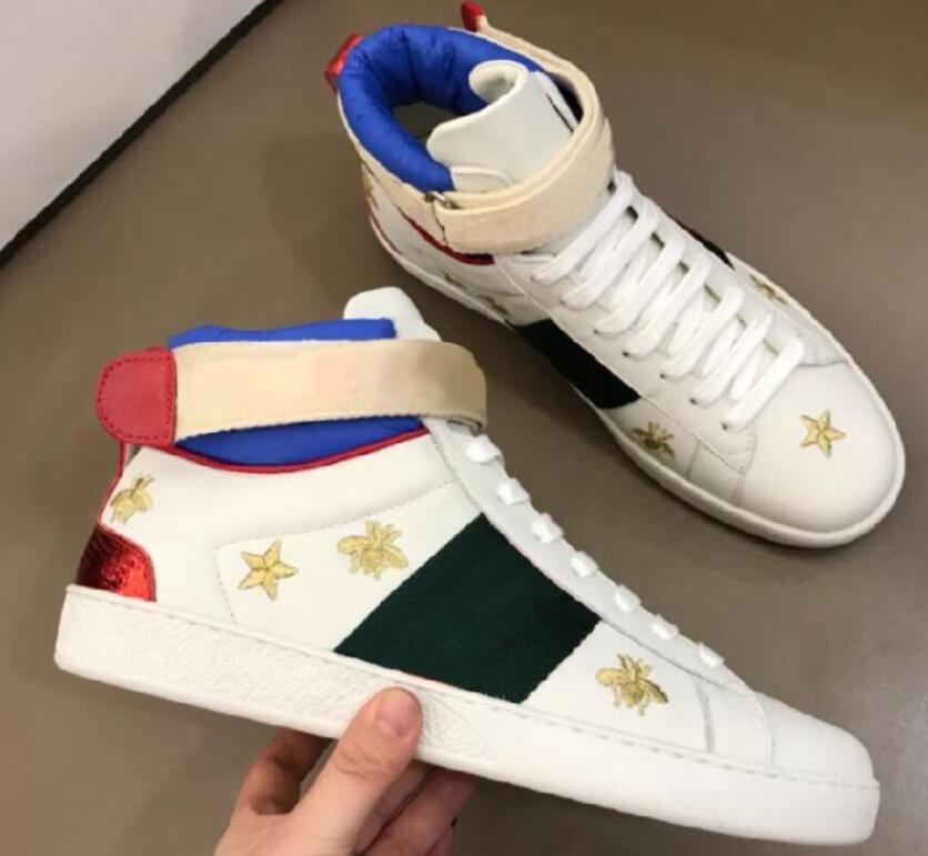 Luxury High Top Shoes Bee Tiger Sneakers Genuine Leather Sneaker Embroidery Classic Trainers Python Shoe Size 35-45, Color 8
Luxury High Top Shoes Bee Tiger Sneakers Genuine Leather Sneaker Embroidery Classic Trainers Python Shoe Size 35-45, Color 8