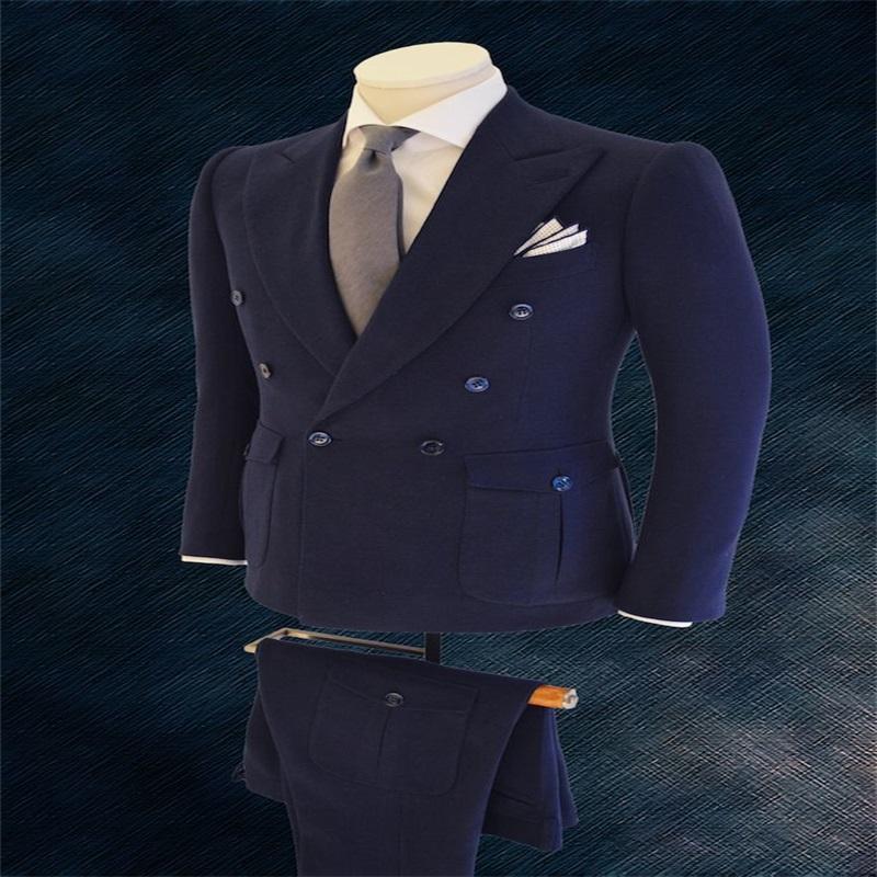 Men's Suits & Blazers Navy Men Handsome Custom Made Thick Wool Formal 2 Piece Modern Design Tuxedos Peaked Lapel Blazer Business Coat PantMe, Black
Men's Suits & Blazers Navy Men Handsome Custom Made Thick Wool Formal 2 Piece Modern Design Tuxedos Peaked Lapel Blazer Business Coat PantMe, Black