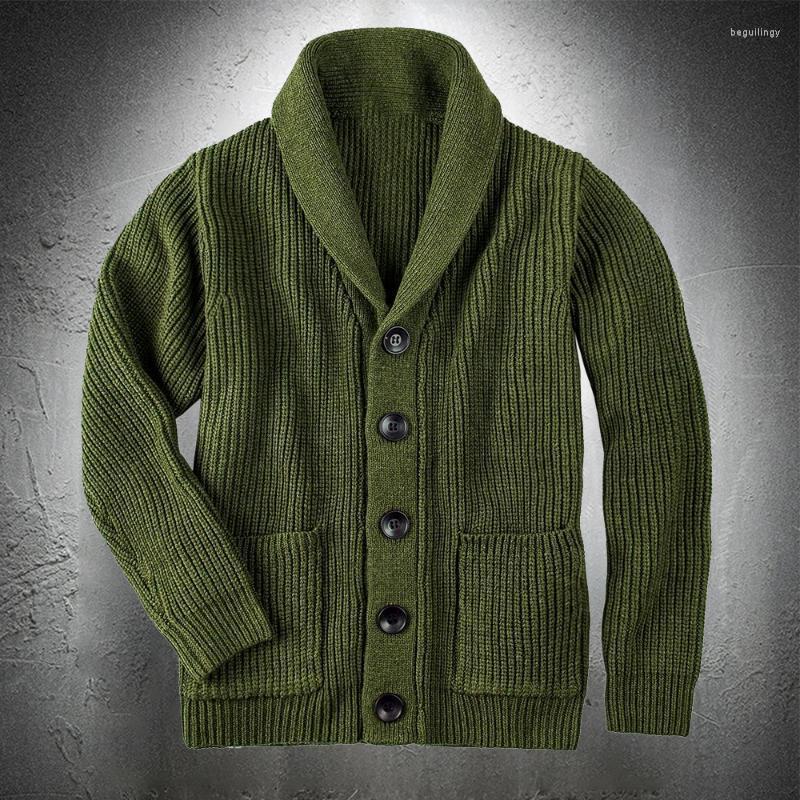 Men's Sweaters Army Green Cardigan Sweater Men Coat Extra Coarse Wool Thicken Warm Casual Fashion Clothing Button Up Begu22, Khaki
Men's Sweaters Army Green Cardigan Sweater Men Coat Extra Coarse Wool Thicken Warm Casual Fashion Clothing Button Up Begu22, Khaki