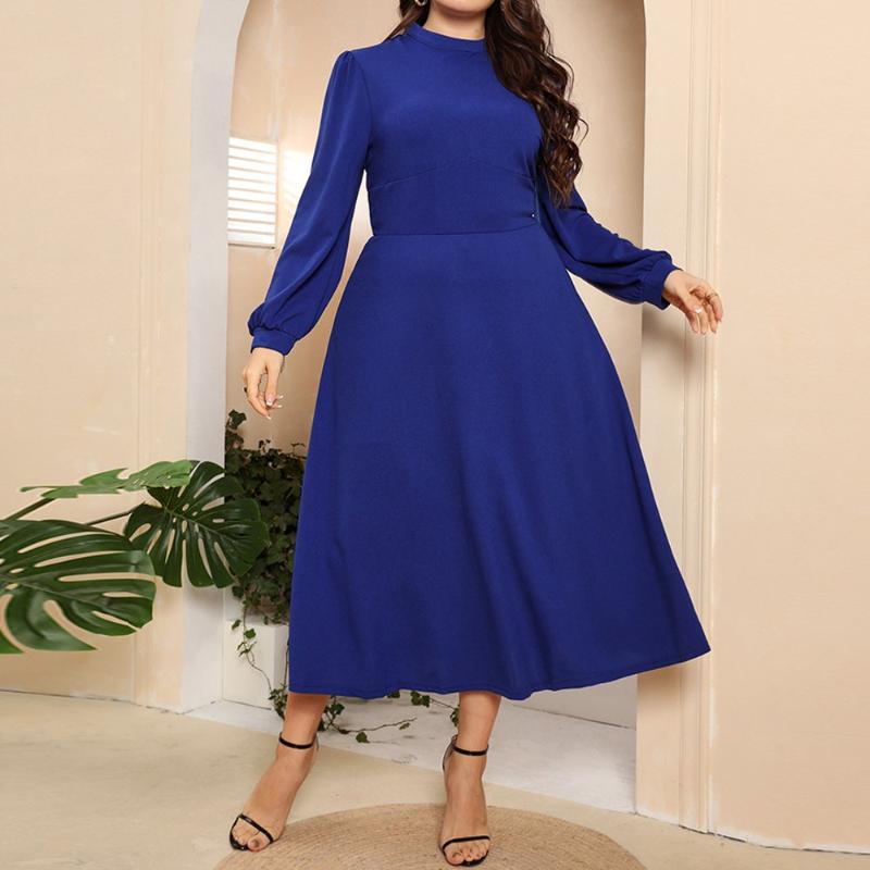 Plus Size Dresses Spring Women Elegant Long Dress Fashion Round Neck Full Sleeve Retro Style Blue 3xl 4xl Vestidos Femme RobesPlus
Plus Size Dresses Spring Women Elegant Long Dress Fashion Round Neck Full Sleeve Retro Style Blue 3xl 4xl Vestidos Femme RobesPlus