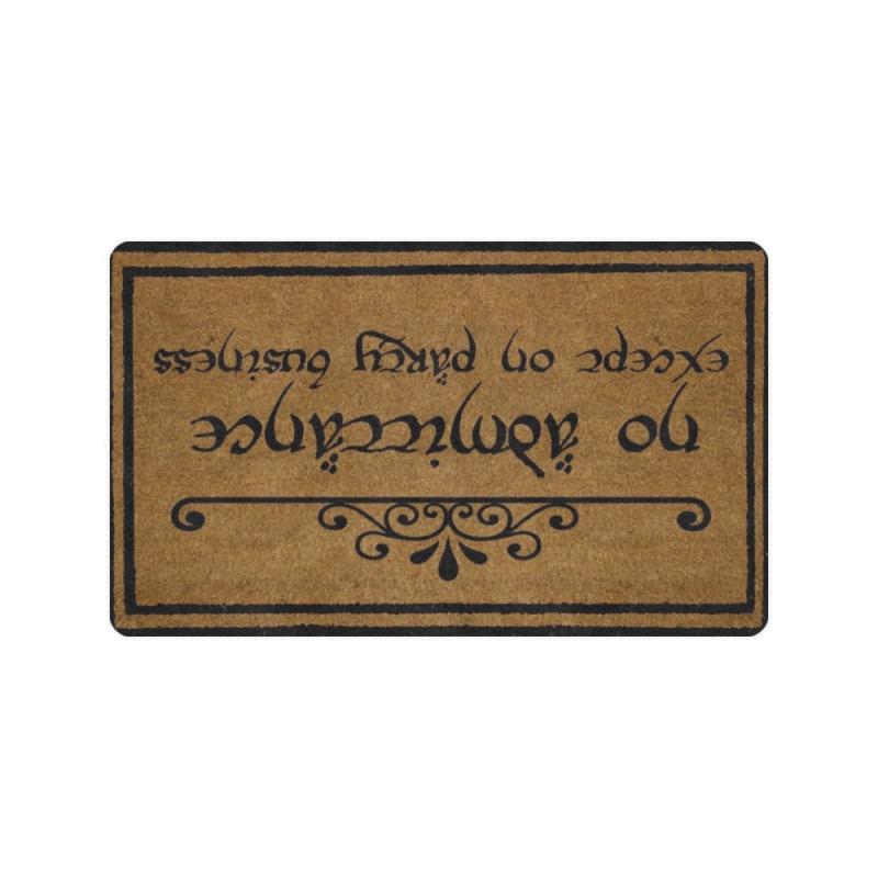 Carpets Funny Door Mat Non-Slip Back Rubber "No Admittance Except On Party Business "welcome OutdoorCarpets, As pic
