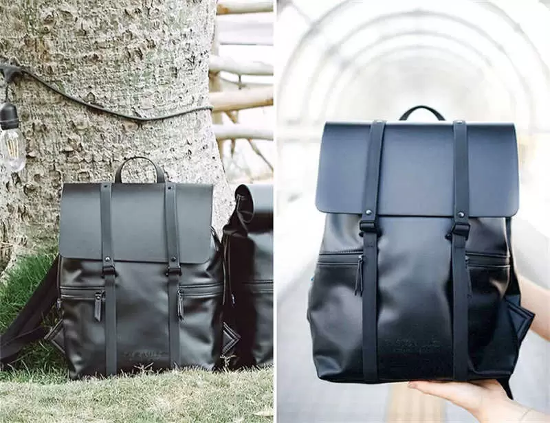 Suitcases Nordic Sweden Brand Gl Women's Fashion College Student Computer Backpack Men's Soft Leather Schoolbag