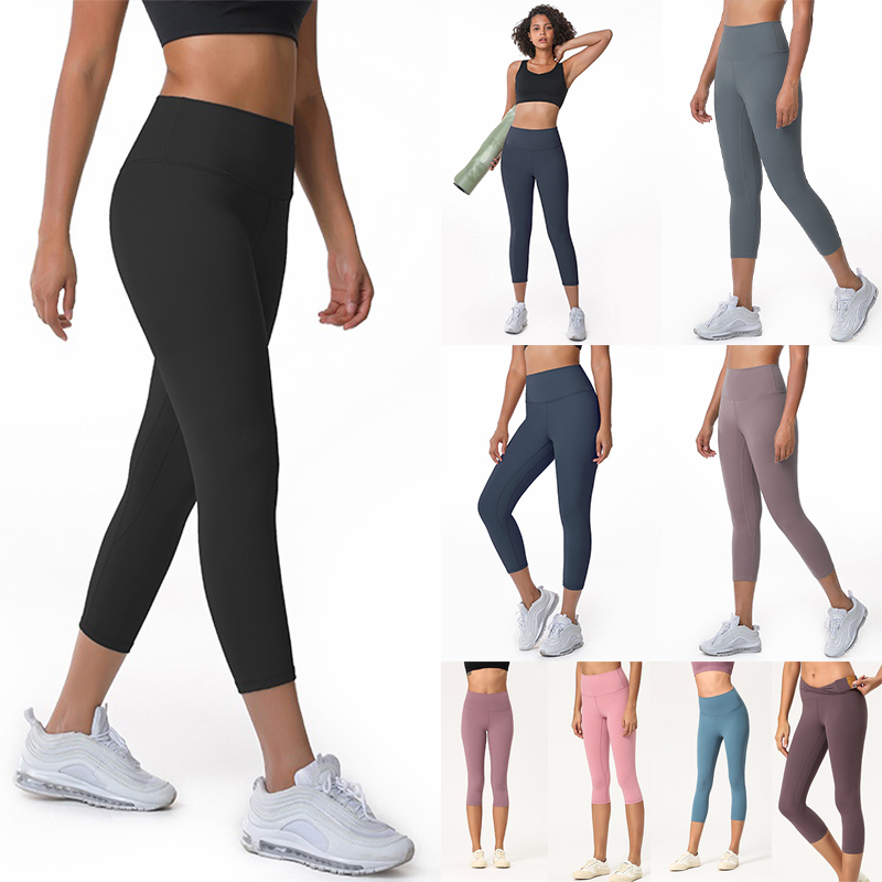 High end quality Women Cropped Yoga Pants Fitness Leggings double-sided brushed nude skin-friendly high waist and hip tight Running Capris Workout Gym Clothing, This option does no ship
High end quality Women Cropped Yoga Pants Fitness Leggings double-sided brushed nude skin-friendly high waist and hip tight Running Capris Workout Gym Clothing, This option does no ship