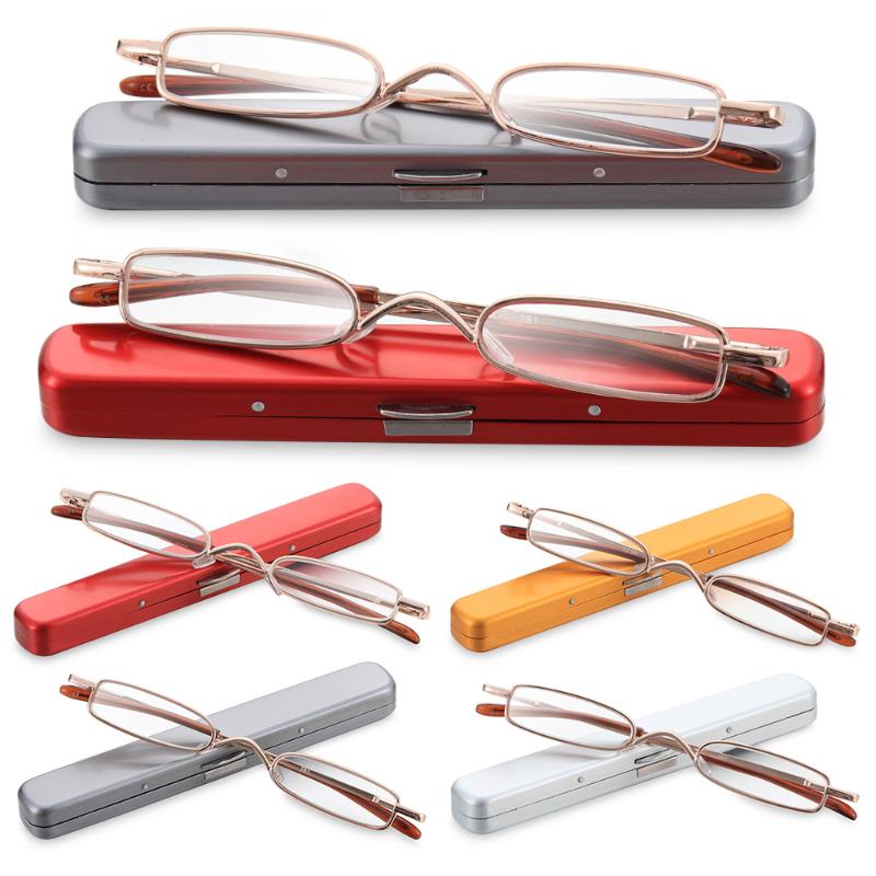 Sunglasses Unisex Mini Portable Metal Frame Reading Glasses With Case Slim Eyeglasses Vision Care Reader Spectacles 1.0 To 4.0Sunglasses
Sunglasses Unisex Mini Portable Metal Frame Reading Glasses With Case Slim Eyeglasses Vision Care Reader Spectacles 1.0 To 4.0Sunglasses