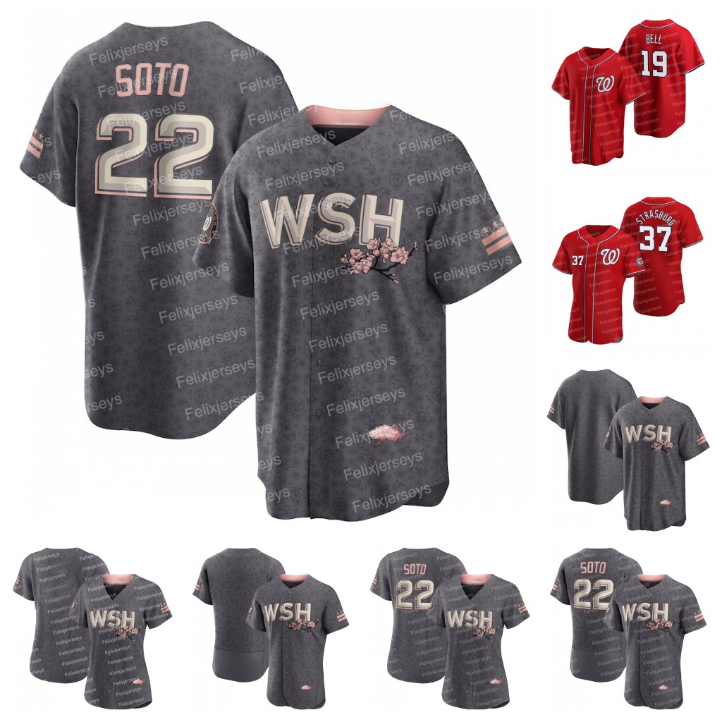 Washington 22 Juan Soto Nationals 2022 City Connect Jersey Stephen Strasburg Nelson Cruz Victor Robles Cesar Hernandez Josh Bell Alcides Escobar Josiah Gray, White youth s-xl
Washington 22 Juan Soto Nationals 2022 City Connect Jersey Stephen Strasburg Nelson Cruz Victor Robles Cesar Hernandez Josh Bell Alcides Escobar Josiah Gray, White youth s-xl