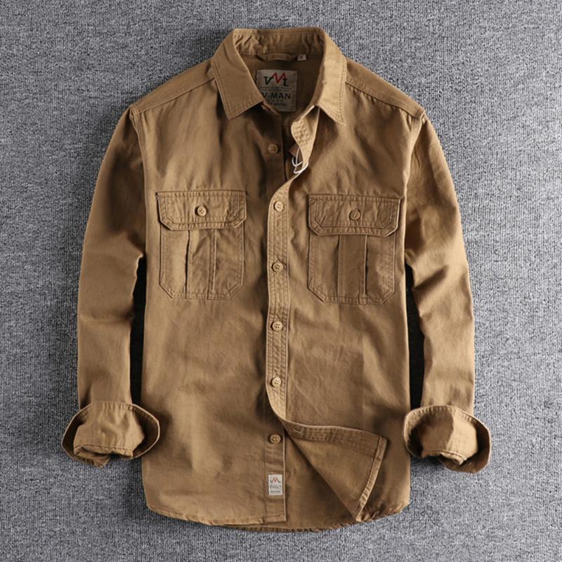 Men's Casual Shirts 2022 Men Autumn And Winter Military Cargo 100% Cotton Male Long Sleeve Pockets Safari Army Fans Tops, White;black
Men's Casual Shirts 2022 Men Autumn And Winter Military Cargo 100% Cotton Male Long Sleeve Pockets Safari Army Fans Tops, White;black
