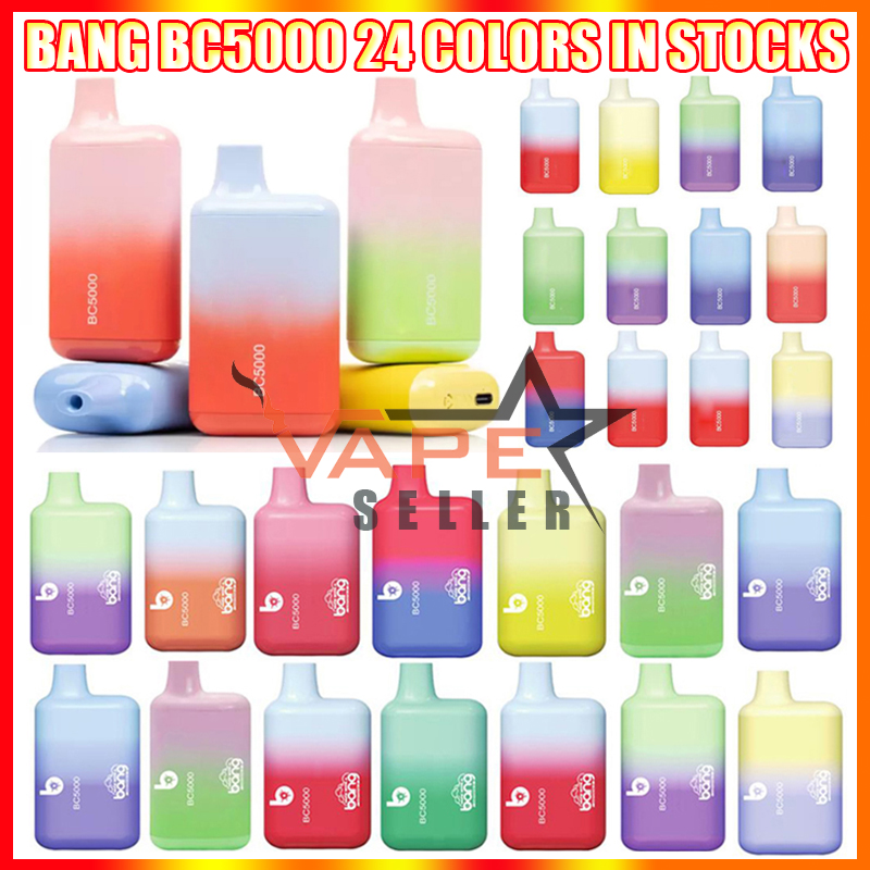 Bang BC5000 Disposable Vape Pen E Cigarettes With Rechargeable 650mAh Battery Prefilled 11ml Pod 5000 Puffs Big Vapor Puff Bar Kit VS Elf Box Lowit Ultra
Bang BC5000 Disposable Vape Pen E Cigarettes With Rechargeable 650mAh Battery Prefilled 11ml Pod 5000 Puffs Big Vapor Puff Bar Kit VS Elf Box Lowit Ultra