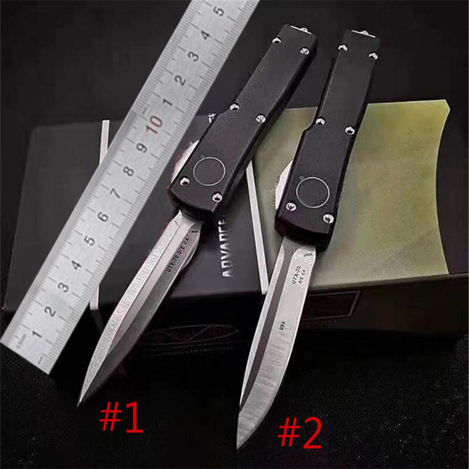 2022 Mini UT70 UTX-70 Tactical Hunting Portable Automatic Knife D2 Blade 6061-T6 Aluminum Handle Outdoor EDC Camping Tool Holiday 233S
2022 Mini UT70 UTX-70 Tactical Hunting Portable Automatic Knife D2 Blade 6061-T6 Aluminum Handle Outdoor EDC Camping Tool Holiday 233S