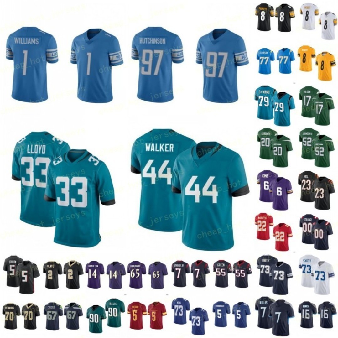8 Kenny Pickett Football Jersey 44 Travon Walker 97 Aidan Hutchinson 2022 Draft 24 Derek Stingley Jr. 5 Drake London 5 Garrett Wilson 2 Chris Olave 1 Jameson Williams Men
8 Kenny Pickett Football Jersey 44 Travon Walker 97 Aidan Hutchinson 2022 Draft 24 Derek Stingley Jr. 5 Drake London 5 Garrett Wilson 2 Chris Olave 1 Jameson Williams Men